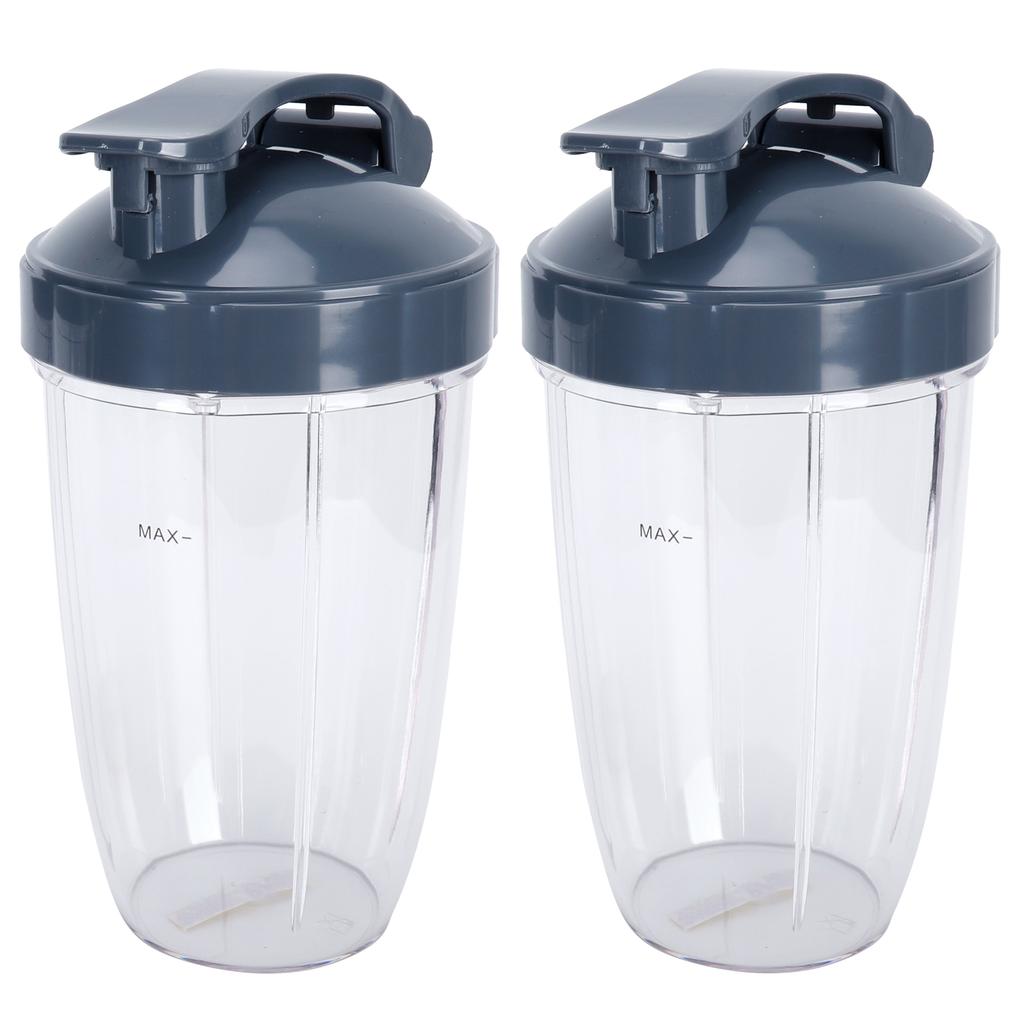 24OZ Transparent Blender Cup Container Lid Set Replacement Fit for 600W/900W Juicer