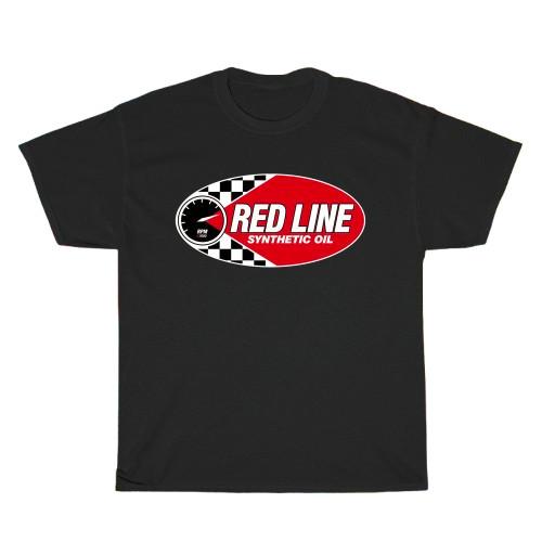 New Red Line Oil Logo Unisex T-Shirt Funny Size S to 5XL