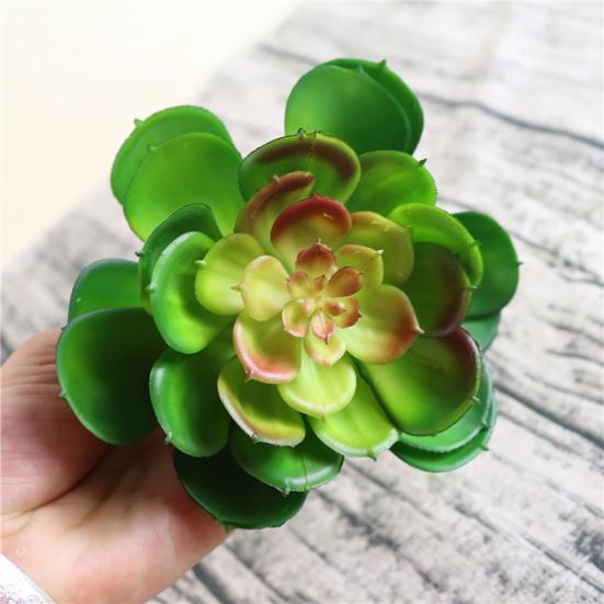 1ks Plastové falešné umělé sukulenty Rostlina Bonsai Garden Home Office Dekor
