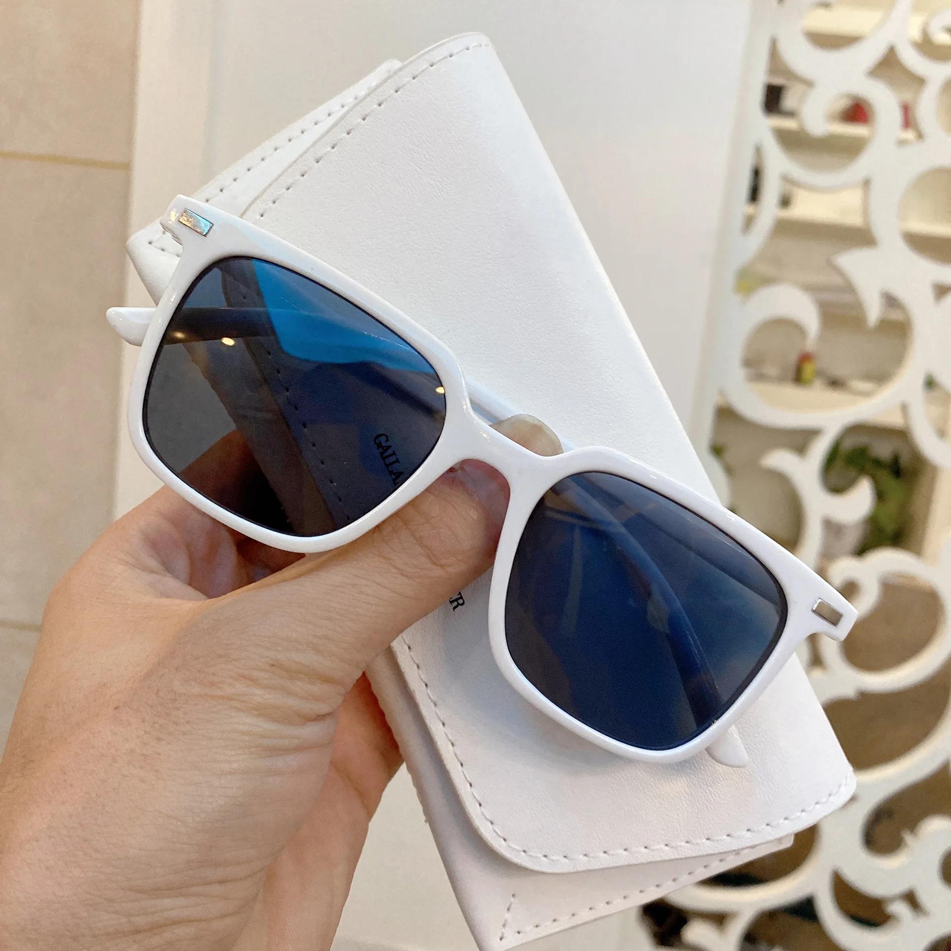 

New Square Retro Sunglasses Fashion Women Vintage Sun Glasses For Men Luxury Brand Eyeglasses Uv400 1PC