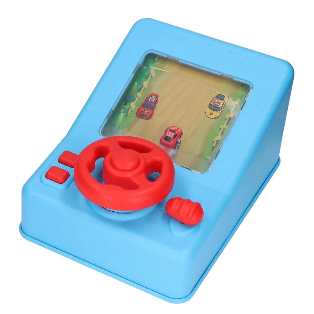 Racing Steering Wheel Adventure Game Console Toys Birthday Gift with Sound Effect for Kids Adults