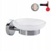 Tesa Smooz Wall Paper Holder No Drilling Metal Chrome