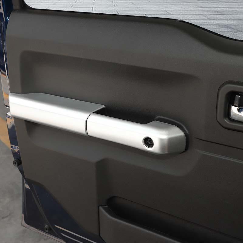 ABS Dveře Vnitřní Loketní Opěrka Panel Dekorace Kryt Nálepka Vhodné Pro Suzuki Jimny 2019 Nahoru 4dveřová Verze Interiérové Doplňky