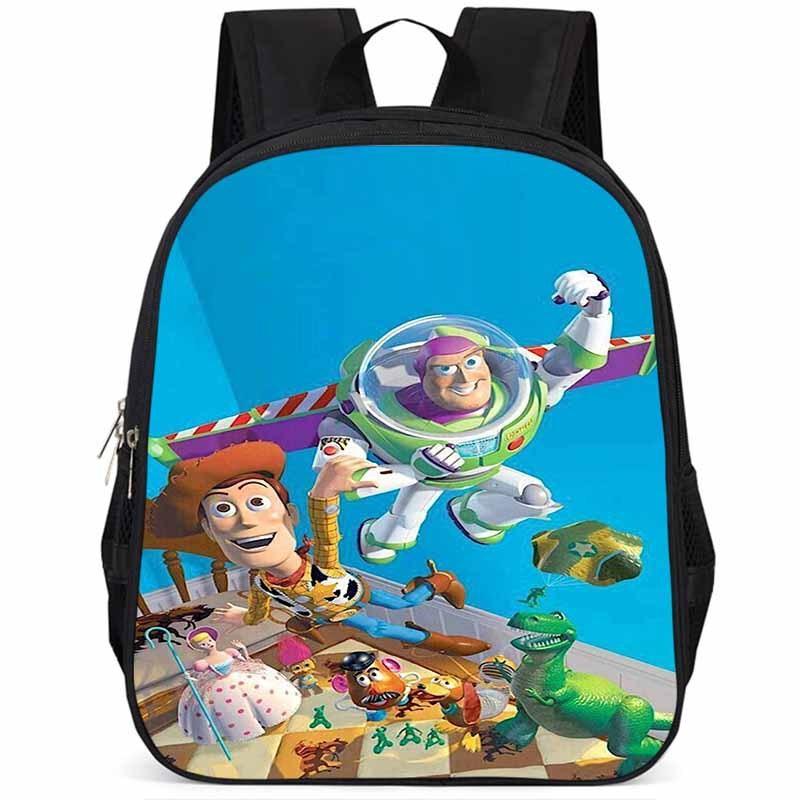 Buzz Lightyear 15-inch Large Capacity Backpack Lightweight Durable Oxford School Bag