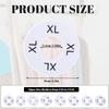 16 Pcs Clothing Size Dividers,Size Rings for Clothing Racks Round White Plastic Clothings Sizes Closet Rack Dividers Hangers Pre-Labeled (XXS-XXXL)