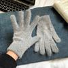 Wind Rabbit Plush Cute Warm Knitted Wool Gloves Long Girl Pink Thickened Soft Cold-proof