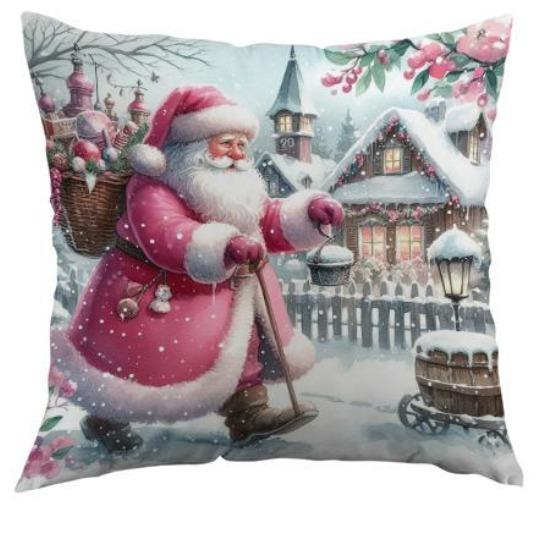 Pillowcase Polyester Cushion Cover Sofa Decorative Pillowcase Nordic Simple Modern Christmas Holiday