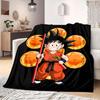Dragon Ball Z Print Blanket Warm Comfortable Flannel Blanket Suitable for Bedrooms,Sofas, Beds,Chairs,Travel -QIAO12