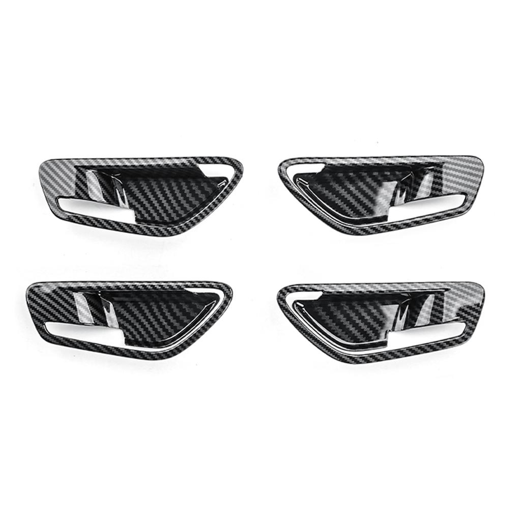 For Hyundai Tucson NX4 2026-2026 Car Tuning Carbon Fiber Inner Door Bowl Handle Frame Cover Interior Accessories