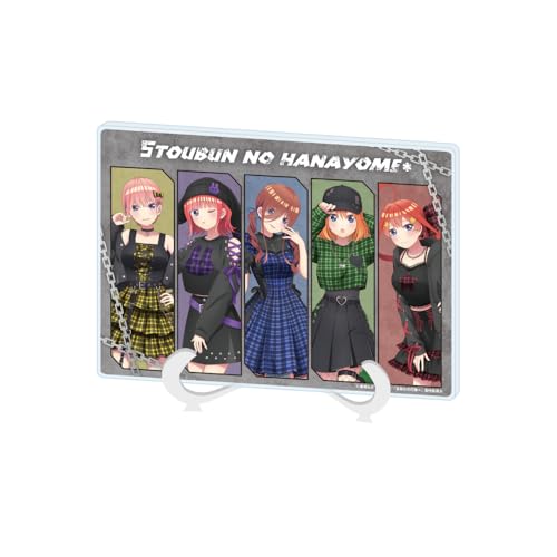 The Quintessential Quintuplets 01 Group Design Sweet & Spicy Rock Ver. [Newly Drawn Illustration] Acrylic Art Board [A5 Size]