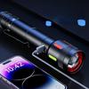 Portable USB Rechargeable Zoom Flashlight