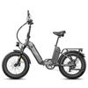 Elektrický bicykel Fafrees FF20 Polar 20" Fat Tire 500W Motor Skladací Mestský Elektrický Bicykel 48V 24AH LCD Displej 7 Rýchlostí