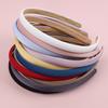 3pcs Fashion Girls Headbands Candy Color Satin Headbands Sponge Hairbands Hairhoop Women Girls Hair Accessories
