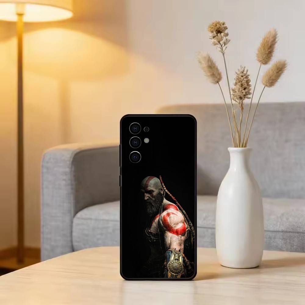 G-Gladiator W-War K-Kratos Phone Case For Samsung S25,S24,S21,S22,S23,S30,Ultra,S20,Plus,Fe,Soft Silicone Black Cover