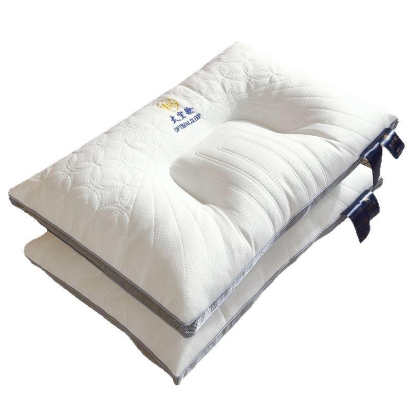 Latex Neck Protection Pillow Does Not Collapse Cervical Vertebrae Pillow Home Sleep-aided Single Hotel Dormitory Health Pillow Core Gift Pillow