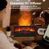 Fireplace Humidifier Flame Aroma Diffuser Fire Humidifier Essential Oil Diffuser Home Aromatherapy Fragrance Diffuser for Room