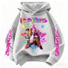 KPop Demon Hunter Hooded Streetwear Autumn Pullover Kids Y2K Long Sleeved Casual Clothes