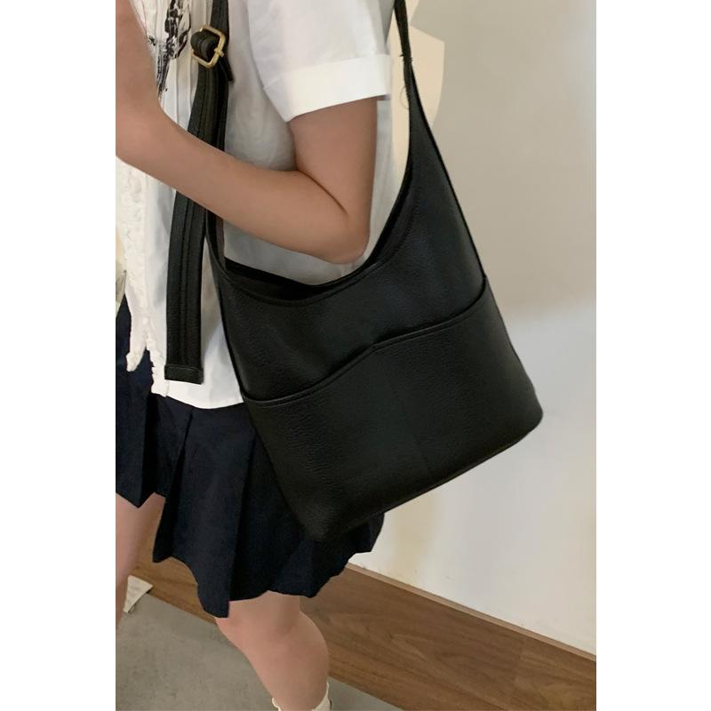 Casual, Simple, Large-capacity Bag, Niche Bucket Bag, Single-shoulder Bag