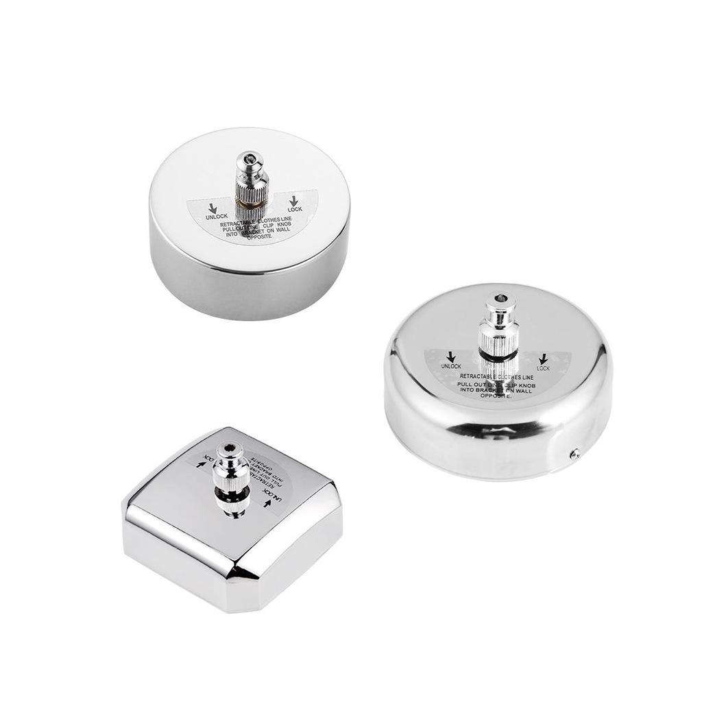 304 Stainless Steel Retractable Clothesline - No-Drill, Invisible Wall Mount, Indoor Nylon Drying Rope