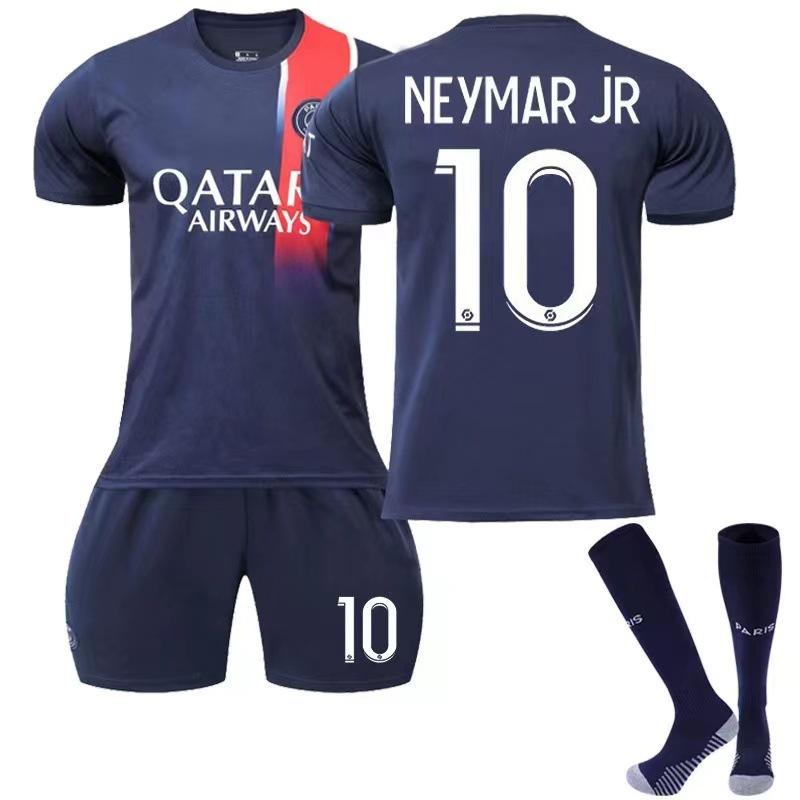 

2324 Paris Saint-germain Football Kit Messi Neymar Mbappe Suitable For Kids 18 (100-110cm)