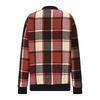 2025 New Autumn Winter Women's Plaid Print Jacket, Long Sleeve Zipped Casual Coat, Loose Fit Outwear for Daily Streetwear