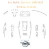 For Buick lacrosse 2009-2012 Interior Central Control Panel Door Handle Carbon Fiber Stickers Decals Car styling Accessorie
