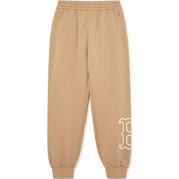 New MLB Knitted Sweatpants Unisex Light Umber 3APTB0736-43BGS