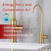 NSF Certification 100% Lead-Free Kitchen Water Filter Faucet SUS304 Stainless Steel, Brushed Gold Drinking Water Faucet for Kitchen Sink