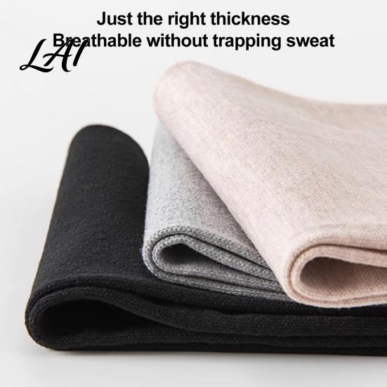 Extended Knee Warmers Soft for Cold Protection Breathable Cotton Leg Sleeves Anti Pads Slip Warmers Elastic Thermal Autumn Winter Unisex Sleeves