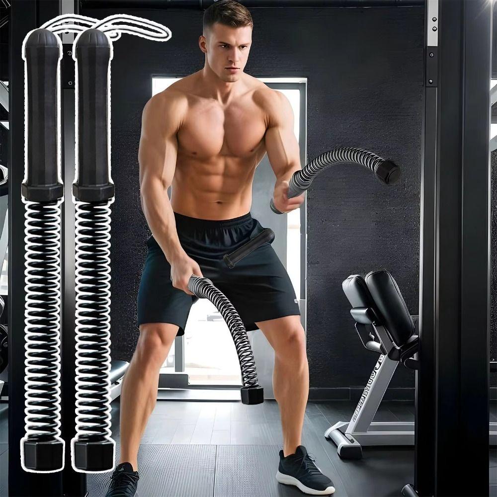 Non-slip Handle Strength Training Bar Ergonomic Grip Spring Arm Expander  Strength Training