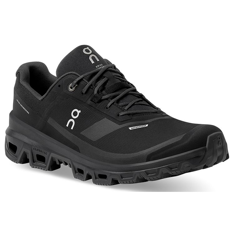 ON Cloudventure Vanntett Svart Herre Sneakers 32.99253