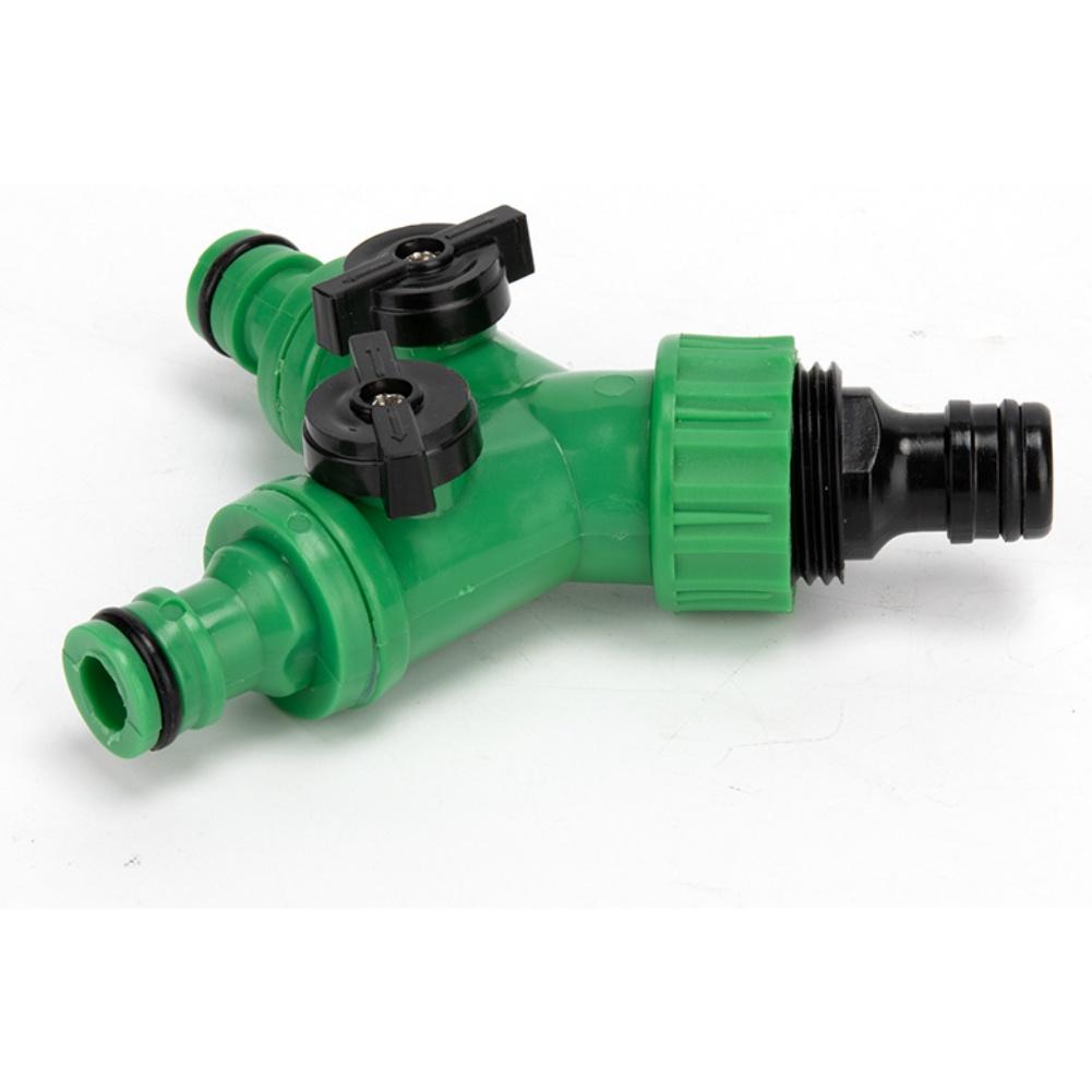ABS Plastic Construction 3-way Hose Splitter Inner Sealing Rings