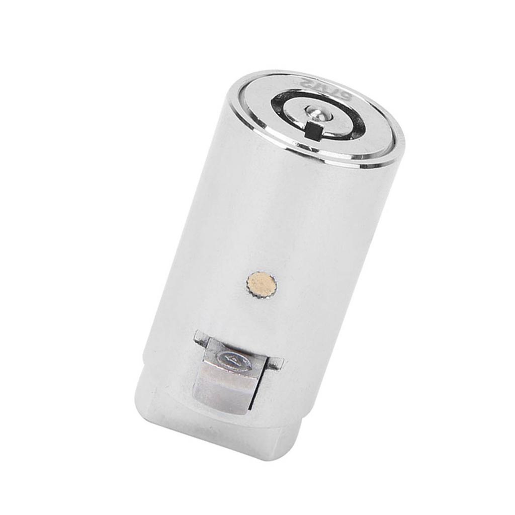 Zinc Alloy Chrome Color Single Opening Key Vending Machine Lock Cylinder for Automatic Selling Machi