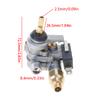 Embedded Gas Valve System Featuring Independent Control and Space Saving Safety Gas Valves Kitchen Gas Valve for Kitchen