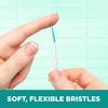 100 Pcs Disposable Dual‑Head Dental Floss Picks, Polypropylene Oral Care Floss Sticks with Portable Storage Box