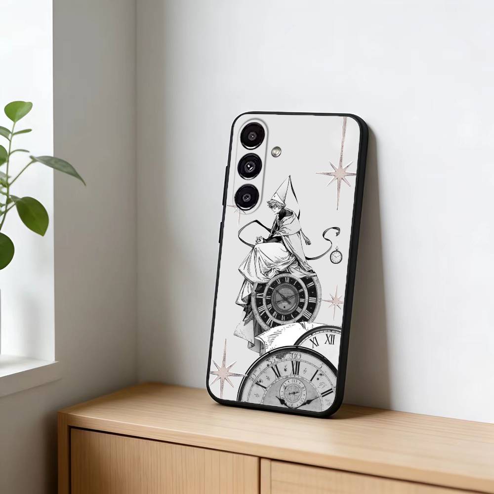 H-Atelier Heksenhoed Telefoonhoesje Voor Samsung Galaxy A20,21s,22,31,32,52,53,72,73,80,91 Zachte Zwarte Behuizing