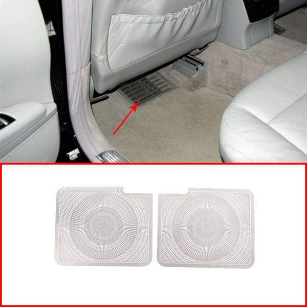Stainless Steel Under-Seat Air Vent Cover for 08-12 Mercedes S-Class W221
