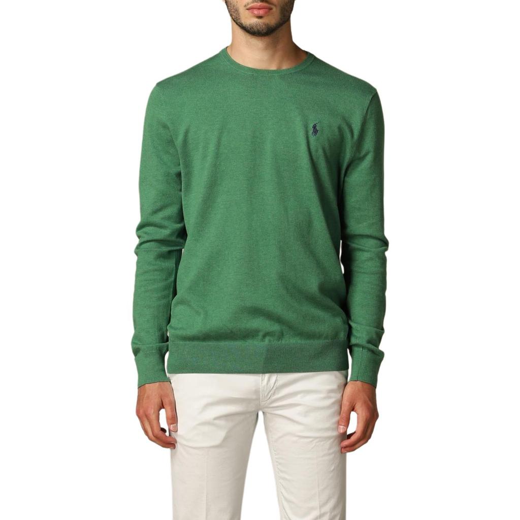 Polo Ralph Lauren Pony Logo Embroidered Crew Neck Long Sleeve Knit Sweater Men Sweater 710744679-020