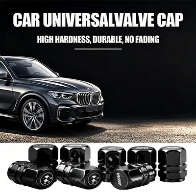 4Pcs Car Wheel Air Stem Cover Tire Valve Dustproof Caps For X1 X3 X4 X5 E46 E90 F20 E60 E39 F10 M1 M2 M3 M5 M6 E87 M E36 Kyzh45