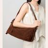 Nuova Borsa da Donna in Camoscio, Borsa a Spalla in Camoscio Light Luxury per il Pendolarismo, Manico Regolabile, Borsa da Donna Casual Versatile da Sotto Braccio