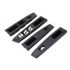 Tbest Front Armrest Upper Panel Window Switch Bezel Trim Replacement for Vitz Drive Version ABS Material Set 2010-2014 Right-Hand 4-Piece