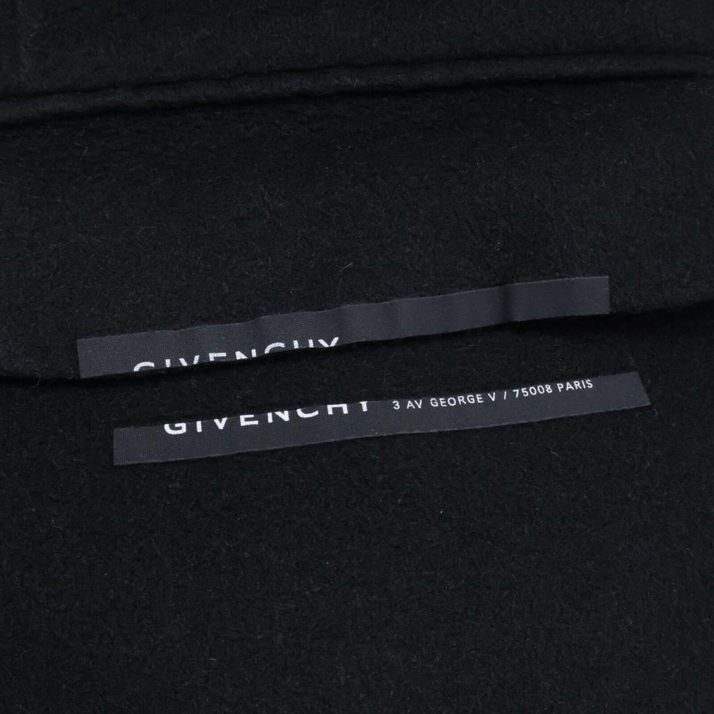 Givenchy BMC04912ZE Wolle 90% Kaschmir 10% 3B Chester Coat Mantel 54 schwarzGebraucht