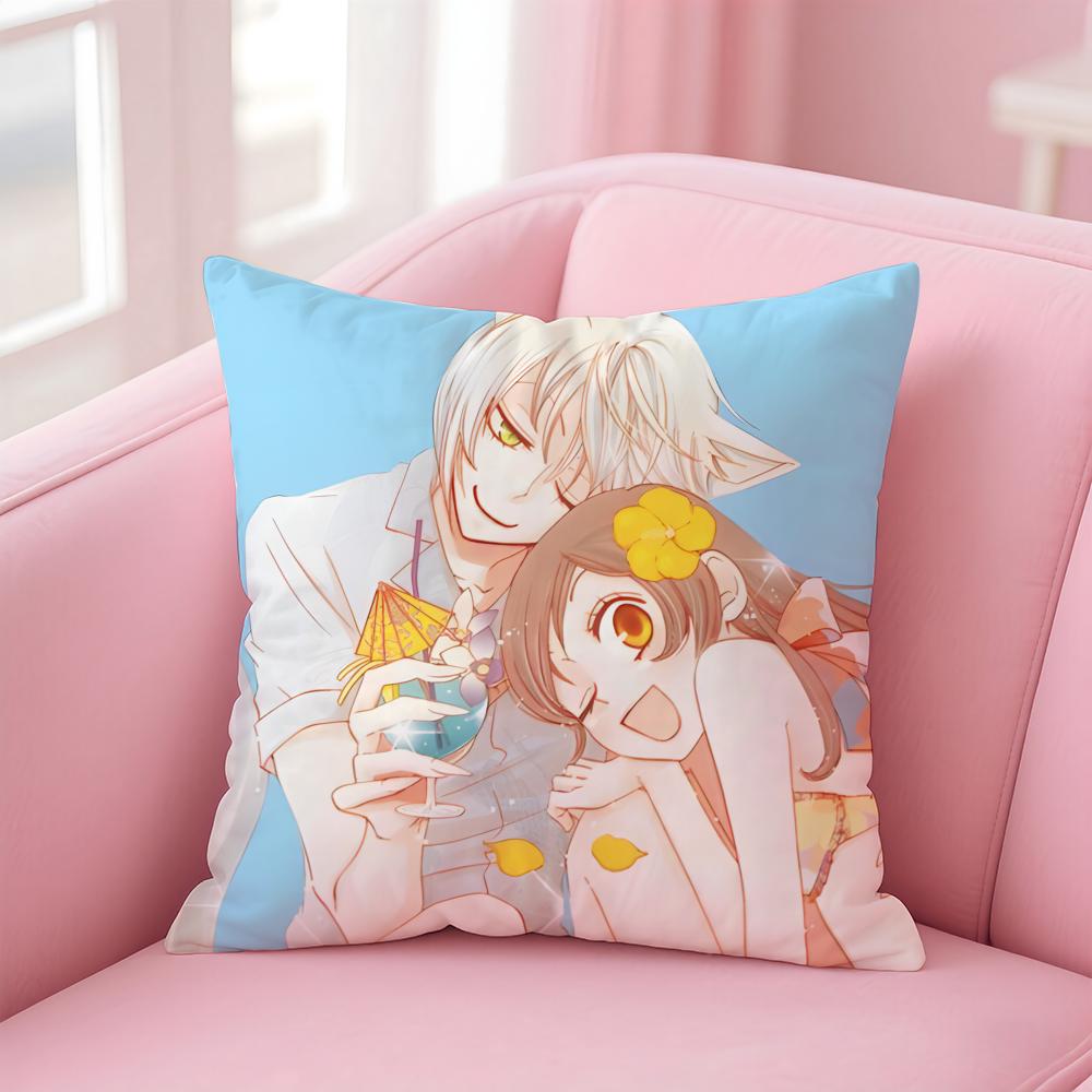 anime Kamisama Kiss Cushion Cover Comfortable Reversible Pillow Cover Ideal for Car Sofa Bedroom & Beyond