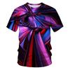 Summer Fashion Colour Light Spectrum Men T-shirt New Casual Printing Fun Tees Trend Personality Leisure O-neck Short Sleeve Tops