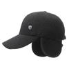 New Thermal Hat Men'S Baseball Cap Outdoor Winter Velvet Windproof Ear Protector Middle-Aged Hat Cold-Proof Cap