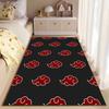 Red Cloud Pattern Carpet Design suitable as a non-slip mat for the living room or bedroom sofa