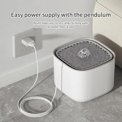 3L Katzenwasserbrunnen, automatischer Umwälzfilter, große Kapazität, Katzenwassertrinker, USB, elektrisch, stumm, Katzenwasserspender
