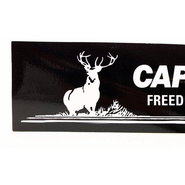 Captain Stag Captain Stag Um 1531 [Captain Stag Sticker Logo Mark 228 X 60mm Black]