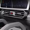 For Chery Jetour Traveller T2 2023 2024 ABS Carbon fiber Central Control Air Outlet Panel Trim Cover Decorative Protection Frame