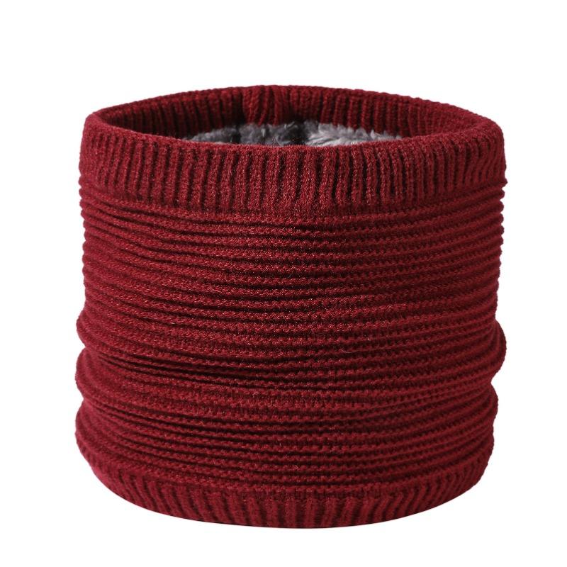 

Хит продаж бархатный шарф универсальная защита шеи накидка на шею двухслойный утолщенный парный пуловер теплый шарф зима бордовый